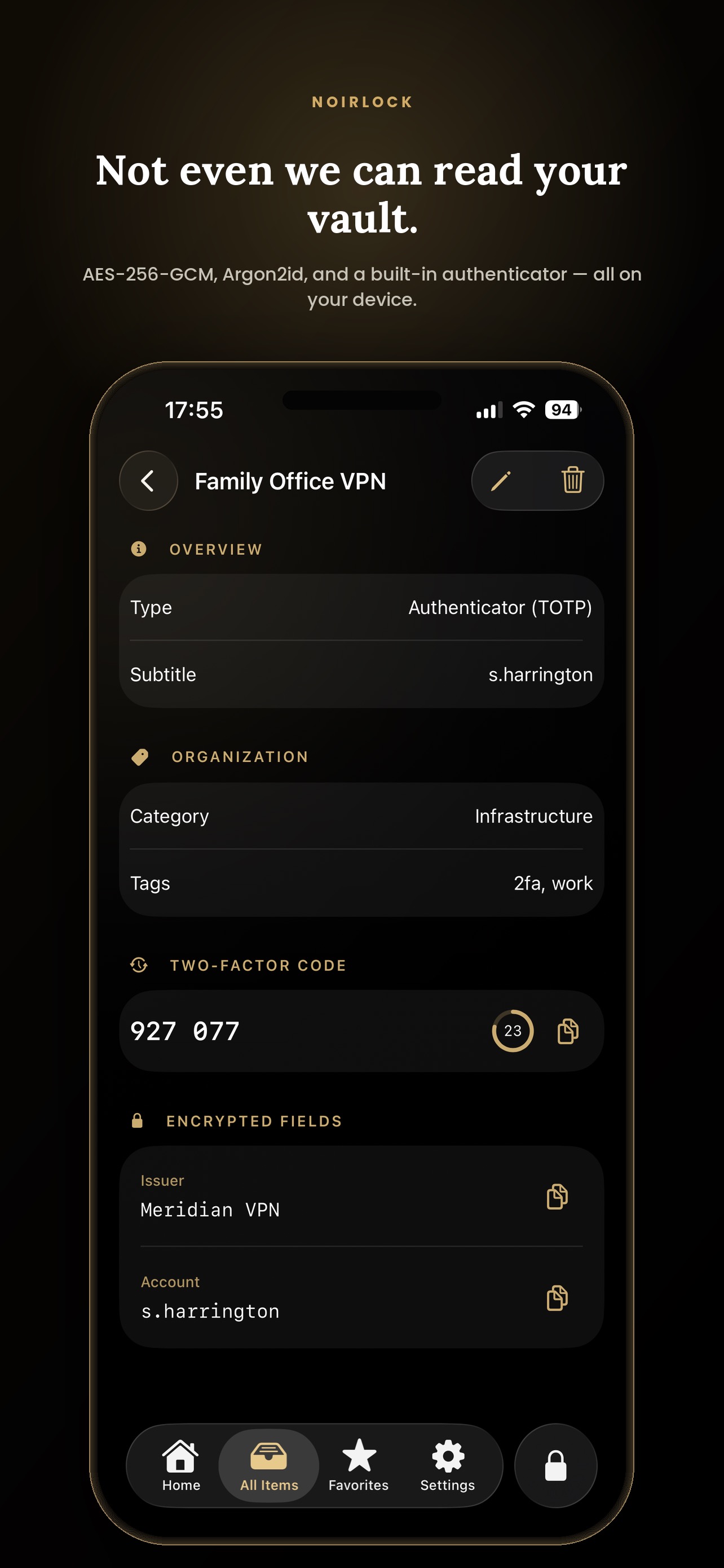 Encryption & Authenticator